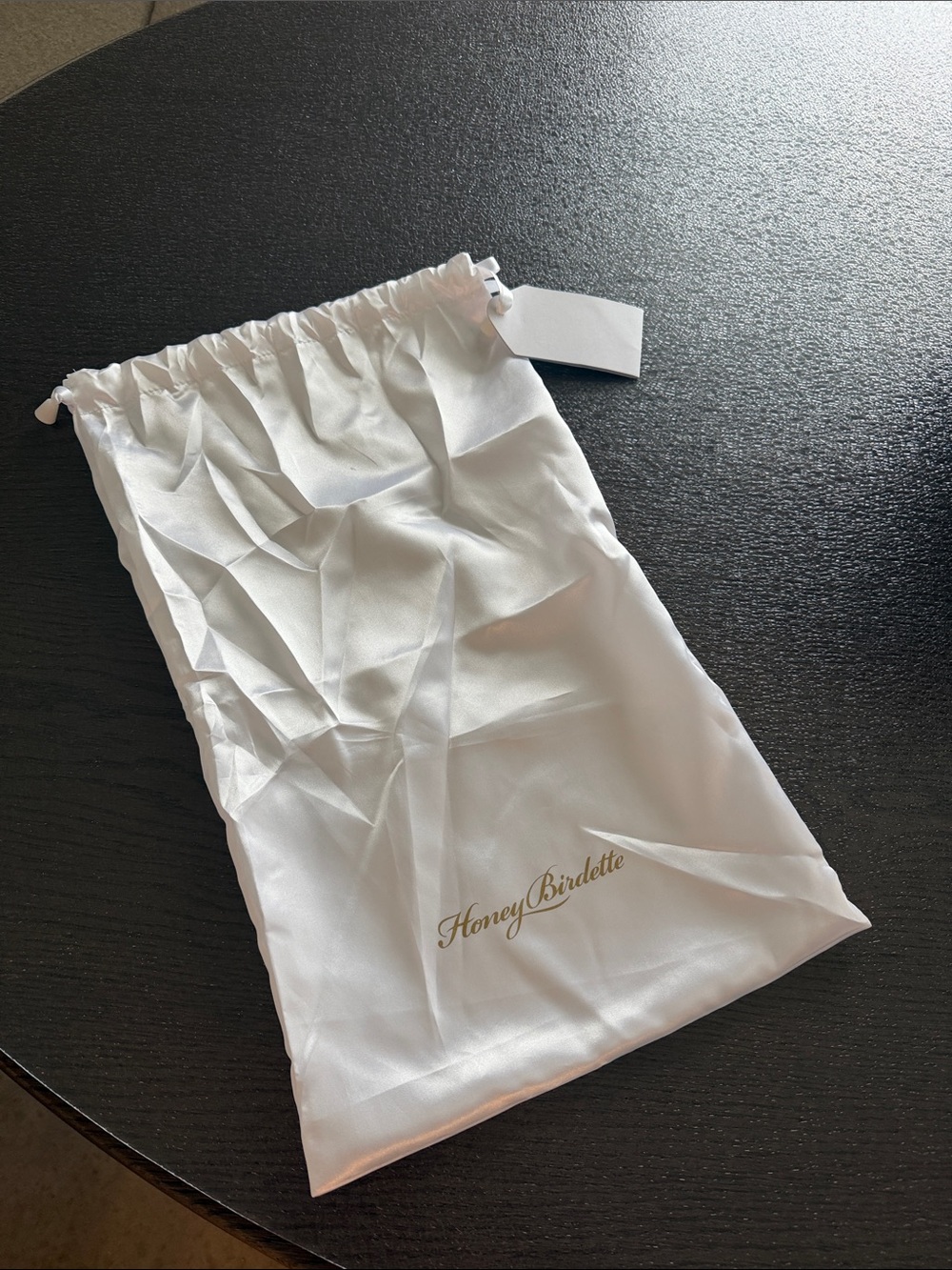 Honey Birdette Drawstring Bag - White
